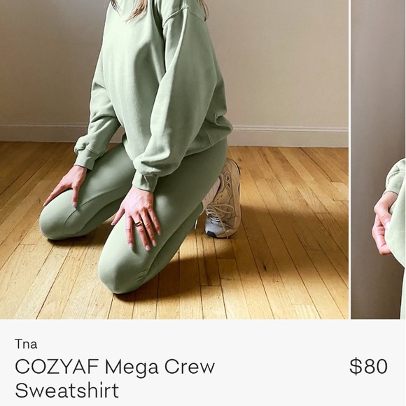 TNA COZYAF mega crew sweatshirt - Picture 2 of 4